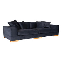 Bellus Lazy 3-sits soffa tyg mörkgrå