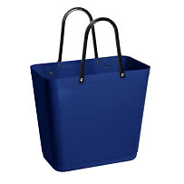 Hinza recycled plastic cykelväska hög blå