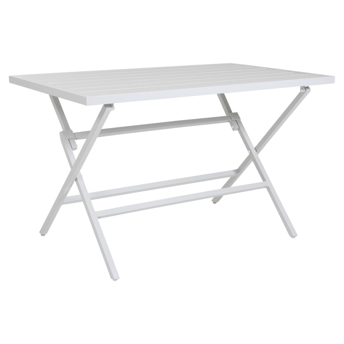 Brafab Wilkie cafébord fällbart aliminium vit 120x72 cm