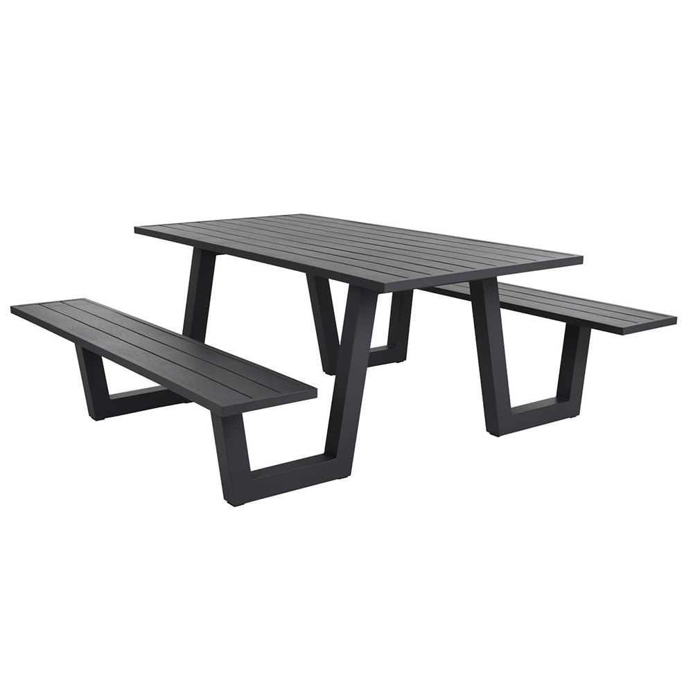 Bolid picnickset aluminium antracit