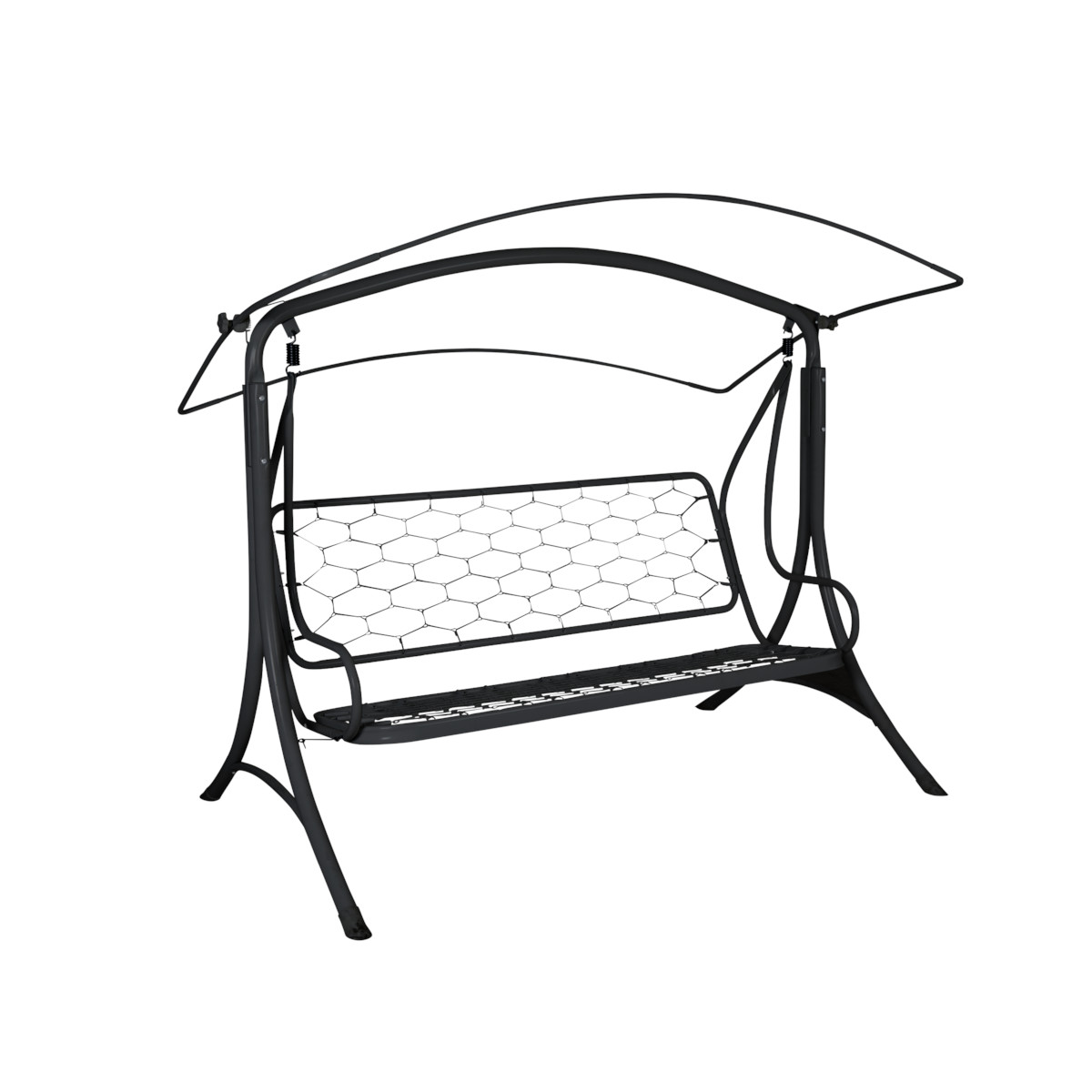 Prag hammock stål svart