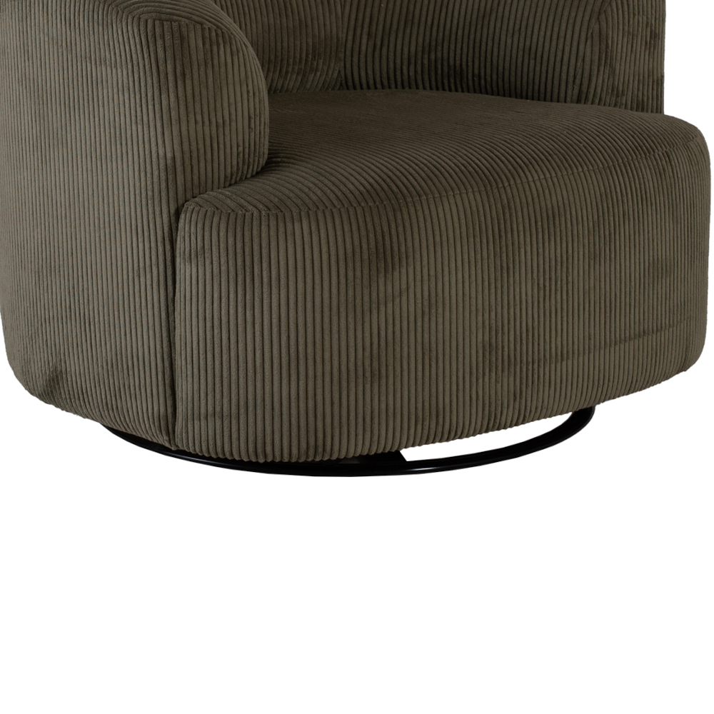 Candy snurrplatta rondo metall svart Ø72 cm