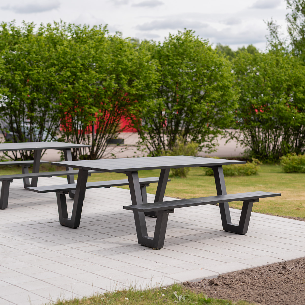 Lakeside picnicset aluminium antracit B180 cm