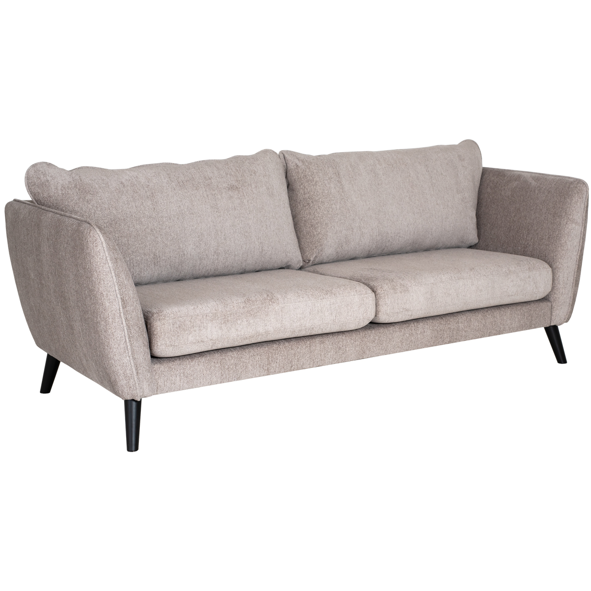 Stella 3-sits soffa tyg beige B222 cm