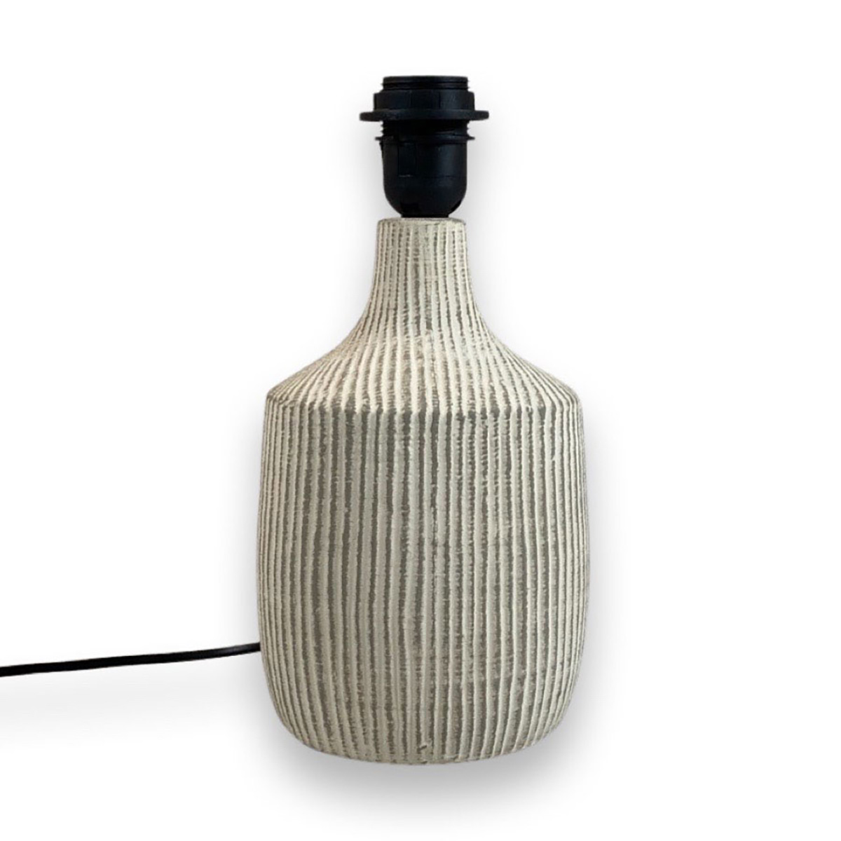 Bill lampfot keramik beige H23 cm