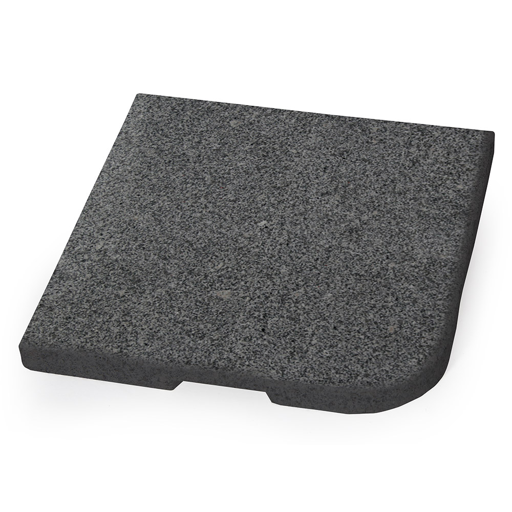 Abetone parasollfotsvikt granit mörkgrå 48x48 cm 25kg