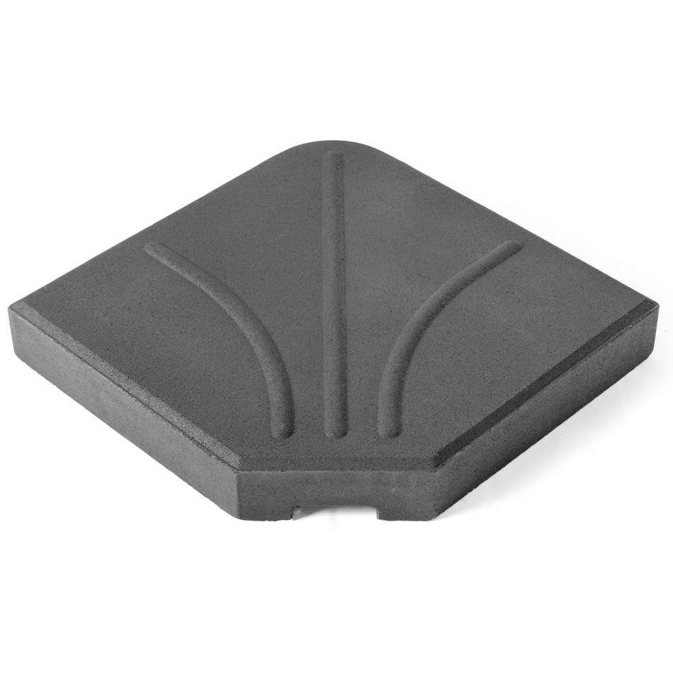 Crotone parasollfotsvikt svart 48x48 cm