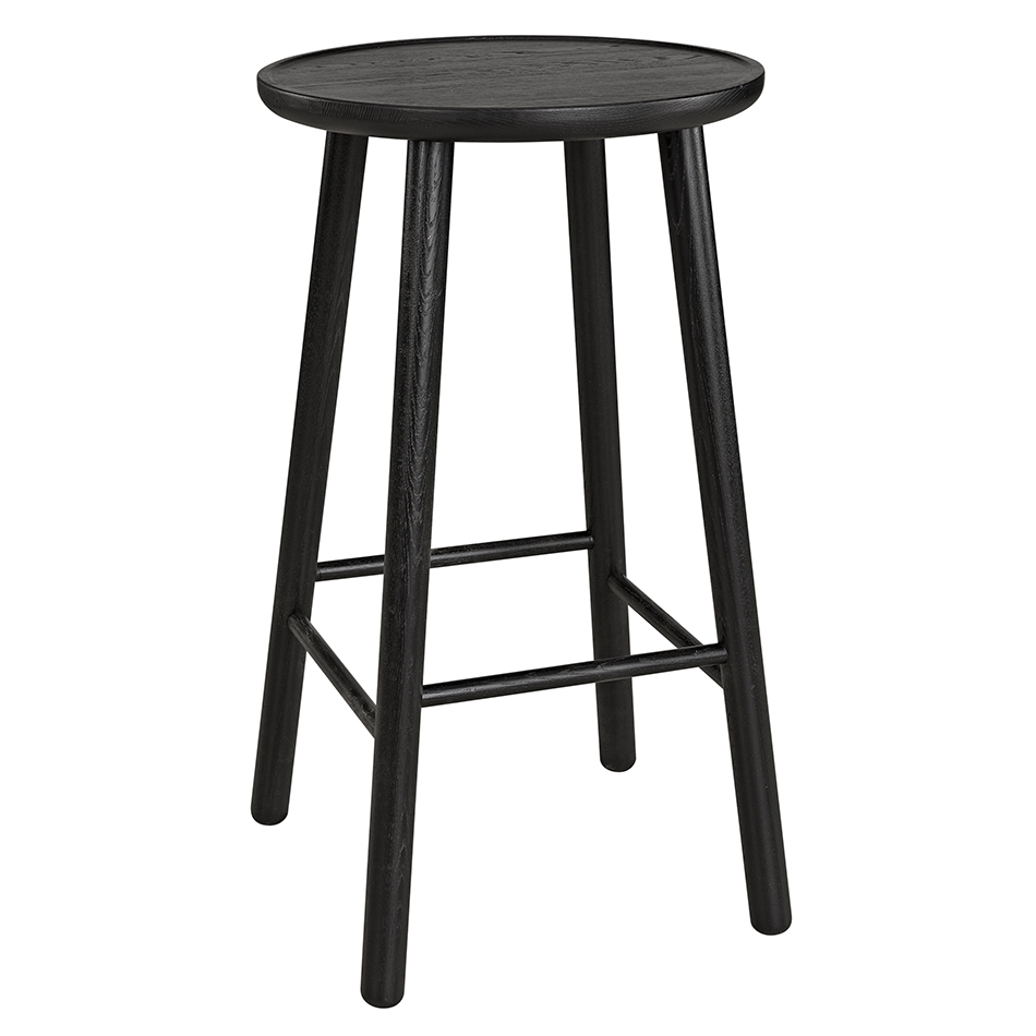 ZigZag barpall svart 63 cm ZigZag barpall svart 63 cm