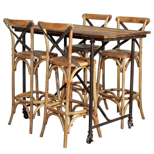 Bretagne barbord med 4 barstolar | Ekeby Möbler Bretagne barbord med 4 barstolar | Ekeby Möbler